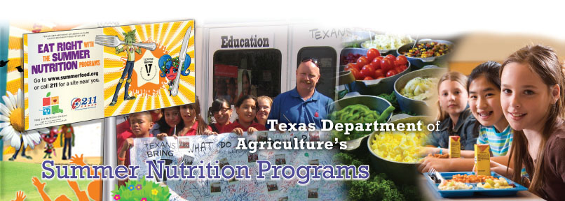 Texas Department of Agriculture's Summerfood Nutriton Programs