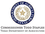 Texas Department of Agriculture, Commissioner Todd Staples
