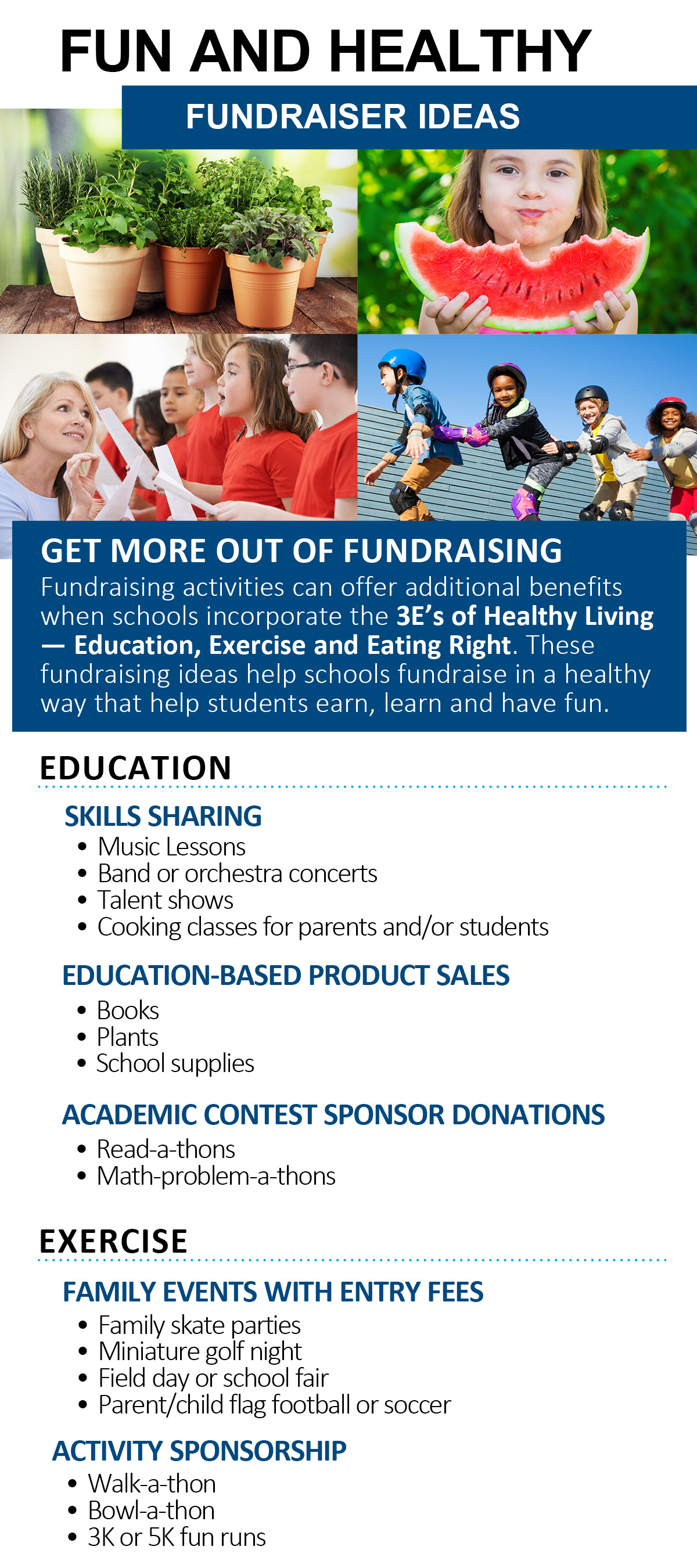 Fun and Healthy Fundraisers