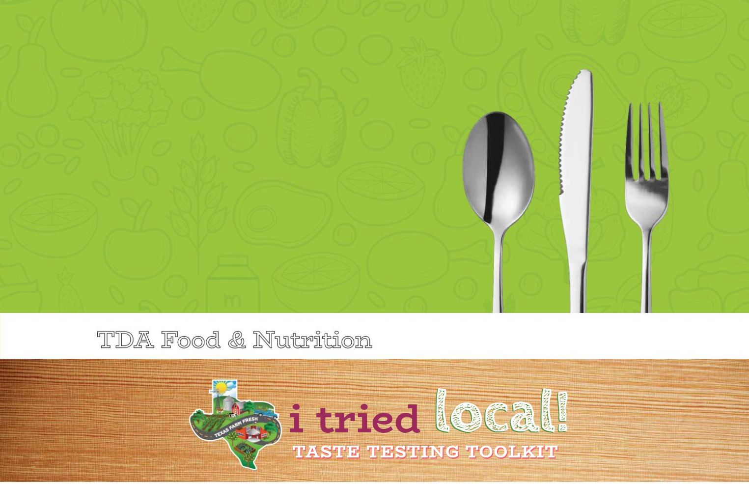 I Tried Local! Taste Testing Toolkit